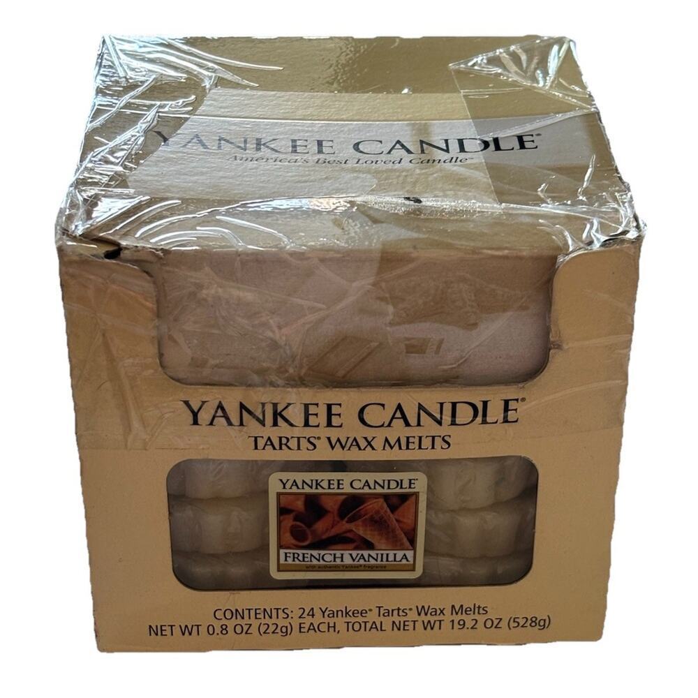 20 Yankee Candle Tarts Wax Melts Retired French Vanilla New In Box